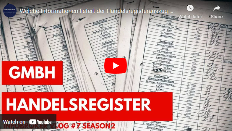 infobroker Vlog 7 - Handelsregister