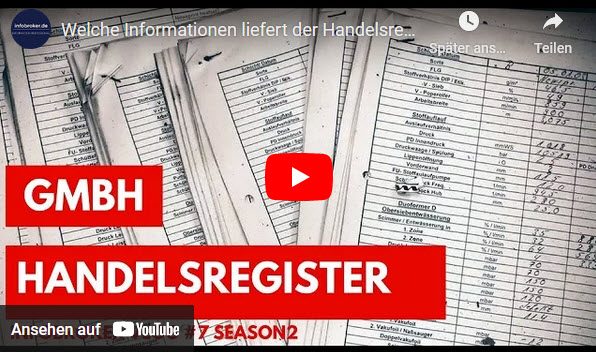 infobroker Vlog #7 - Handelsregister