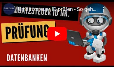 UID - Prüfung der Umsatzsteueridentnummer online