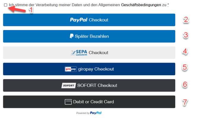 bezahloptionen-infobroker-700-400 Bezahlung bei infobroker.de - Kassenbereich
